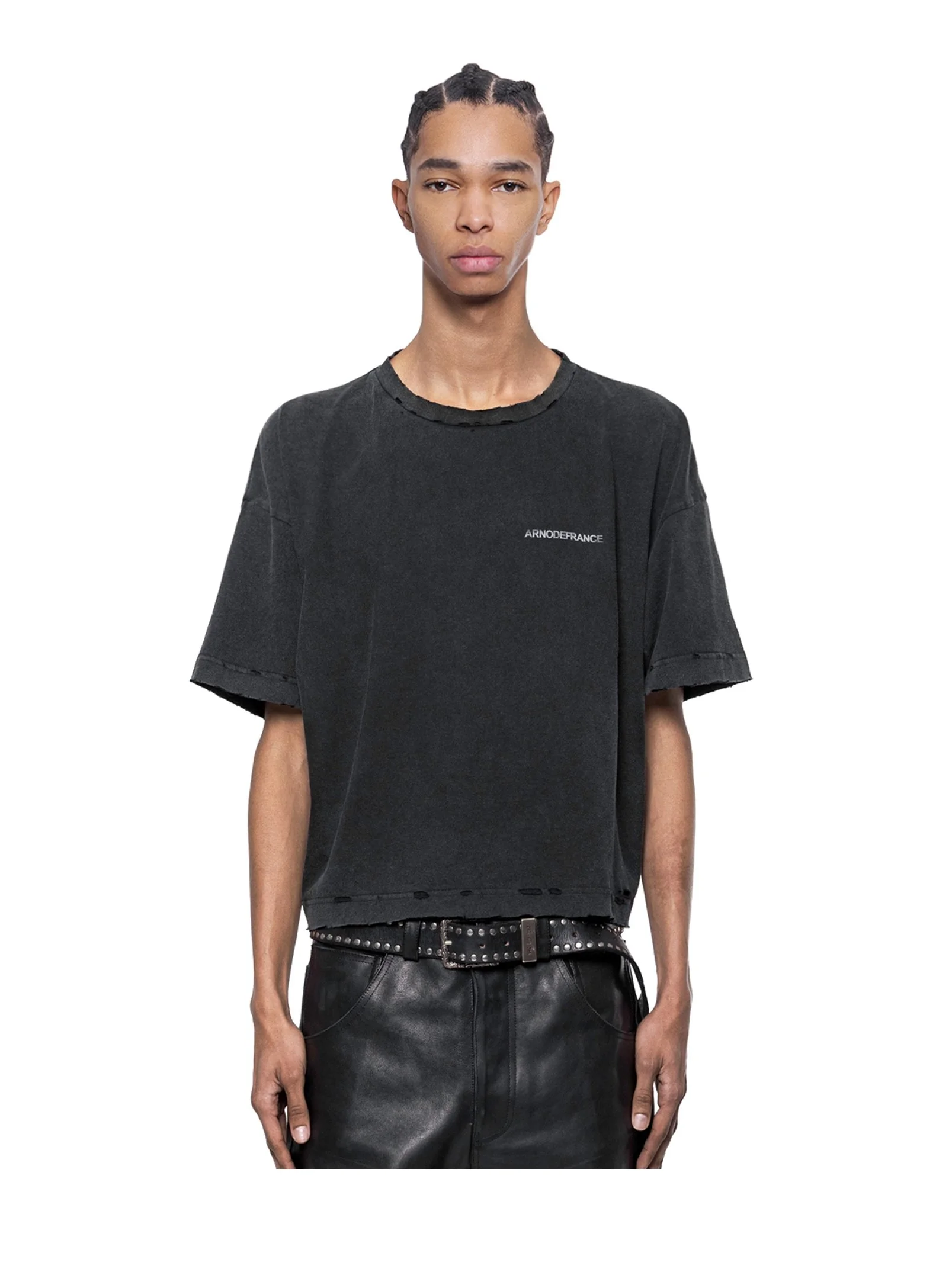ARNODEFRANCE - VINTAGE CROPPED T-SHIRT WASHED BLACK 'ARNODEFRANCE' 01.jpg
