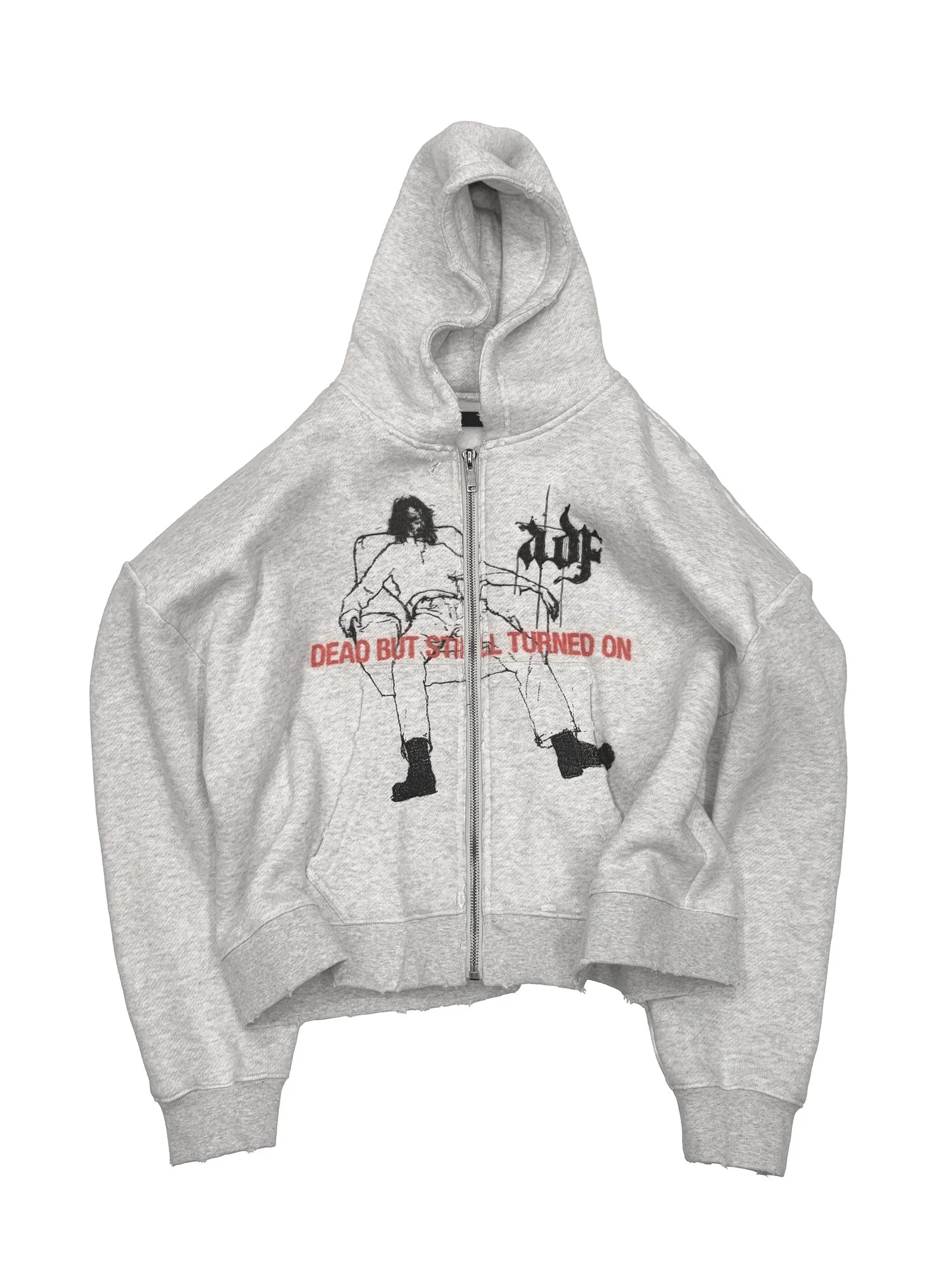 ARNODEFRANCE - ZIP HOODIE 'DEAD BUT STILL TURNED ON' 0.jpg