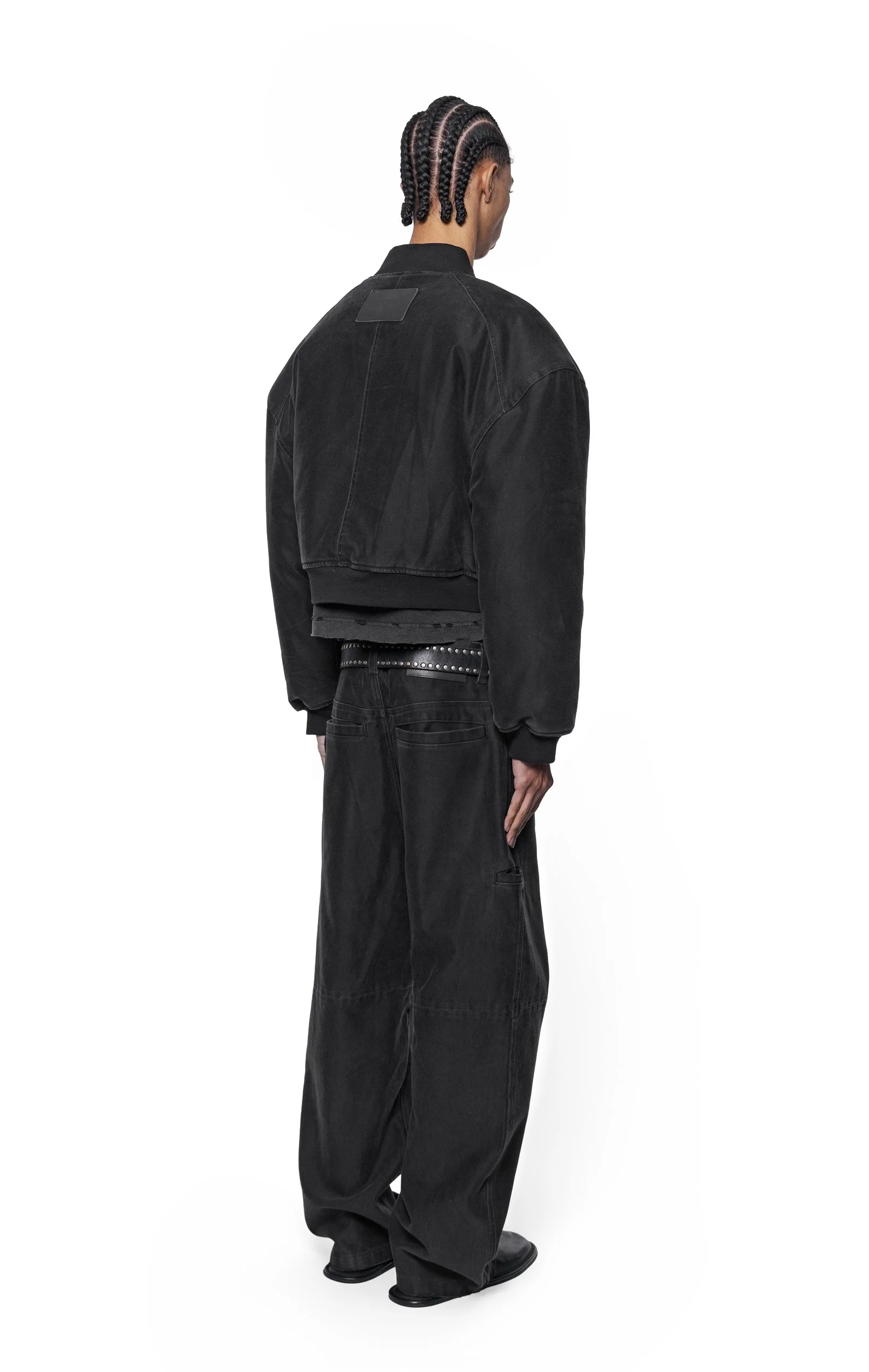 ARNODEFRANCE - RIOT MOLESKIN CROPPED BOMBER JACKET 04.jpg