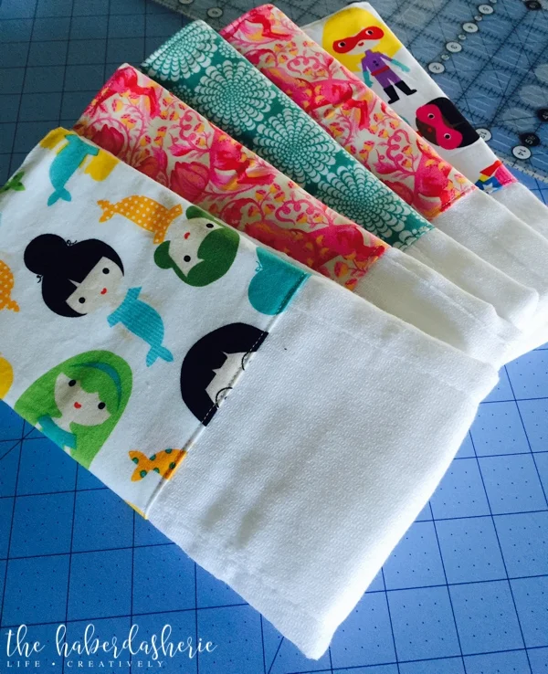 burp cloth tutorial
