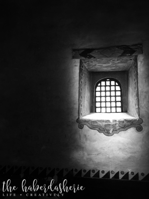 inside the carmel mission...