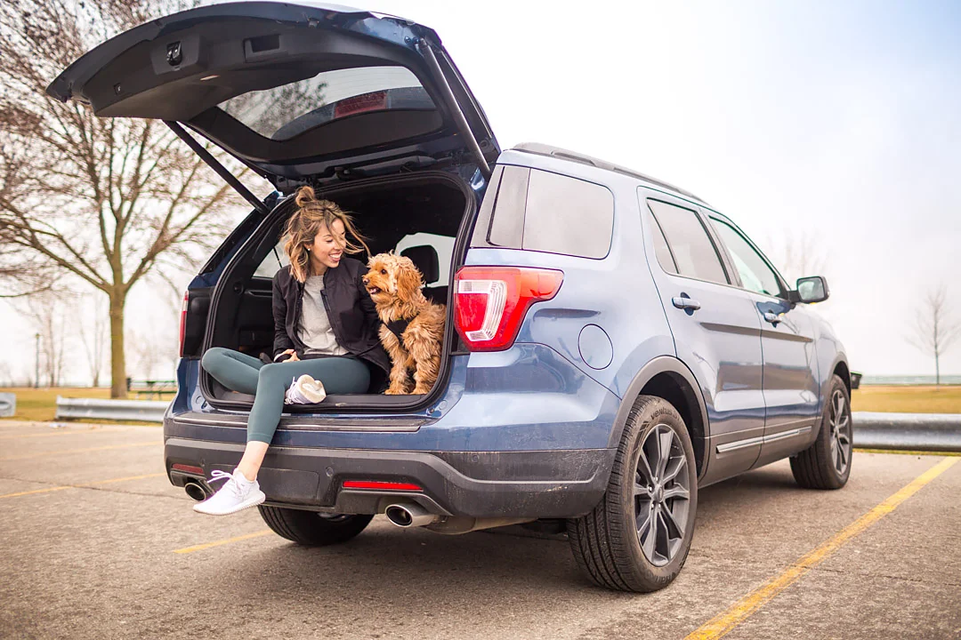 #FordDogDays in the Ford Explorer