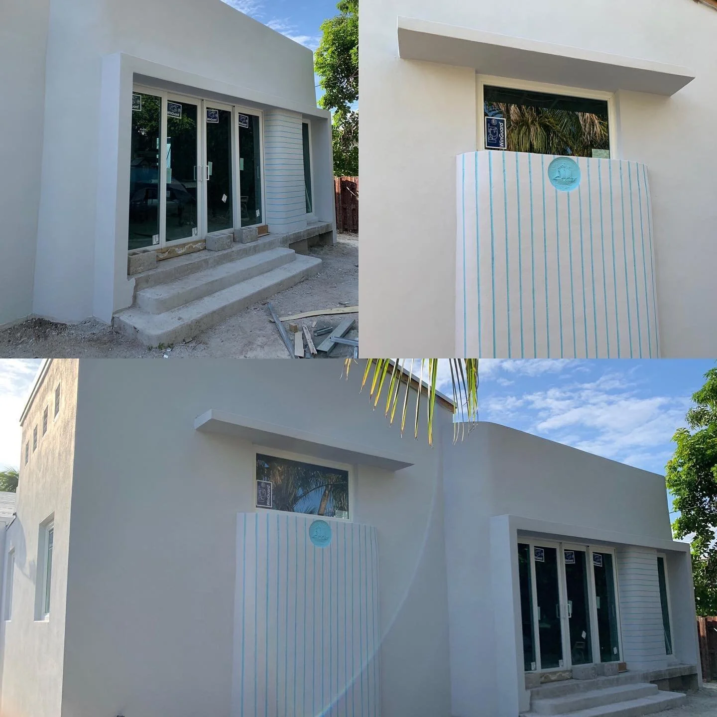 Exterior almost done on the #homeaddition of blended #architectural #styles next is the #interior. #miamiarchitects #miamiarchitecture