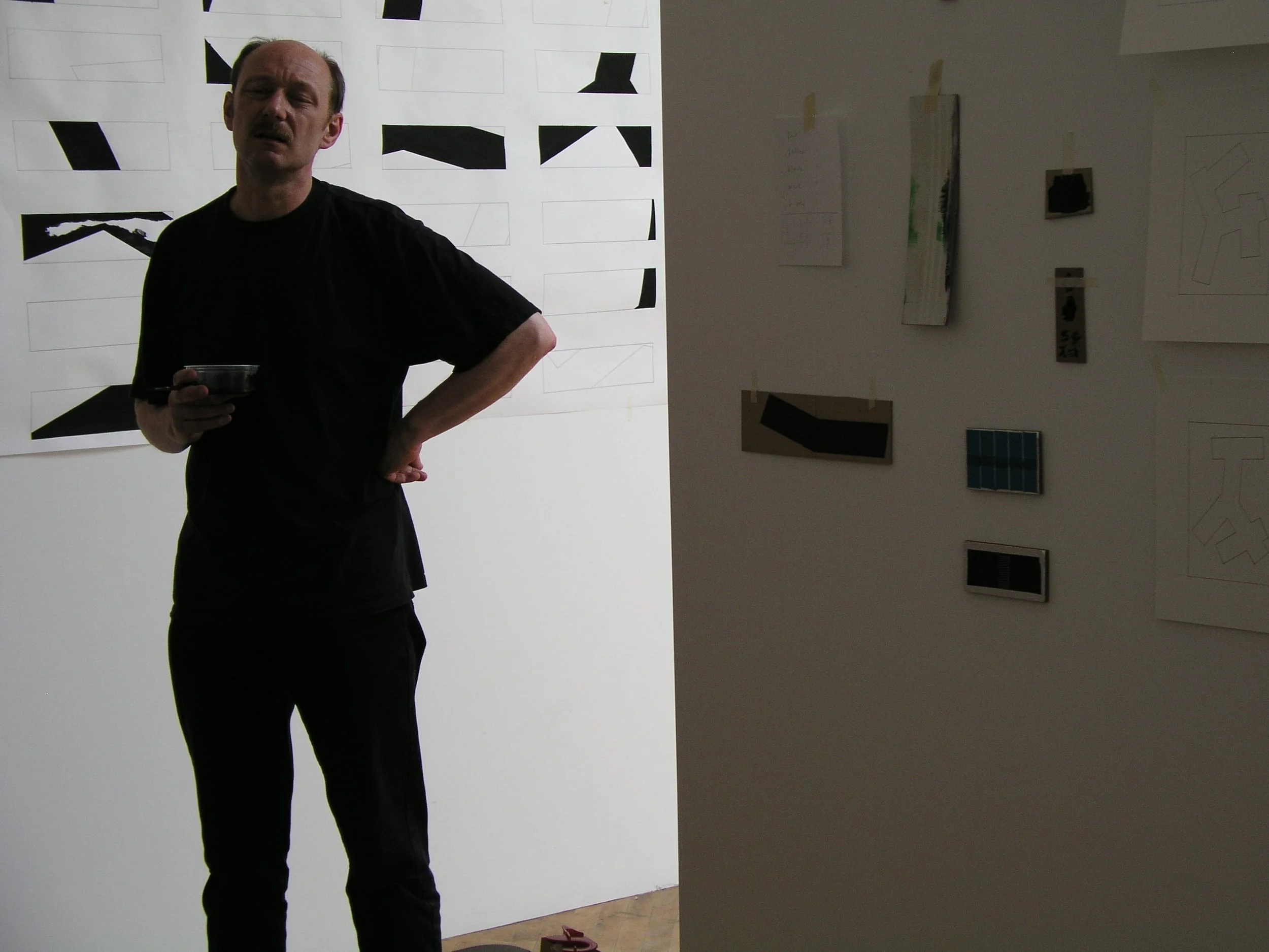  Daniel Göttin at the:artist:network studio downtown Manhattan 