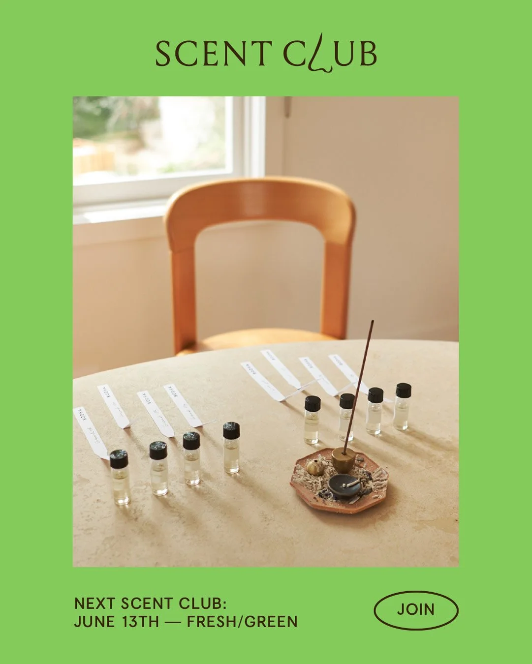 Scent Club Workshop - Fresh/Green Edition