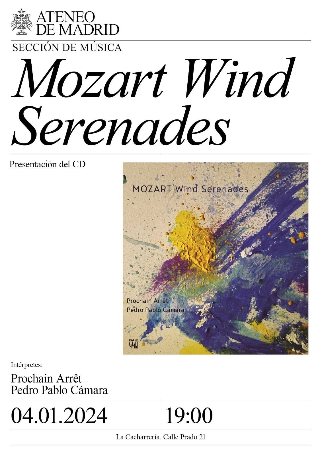 CD Presentation MOZART Wind Serenades