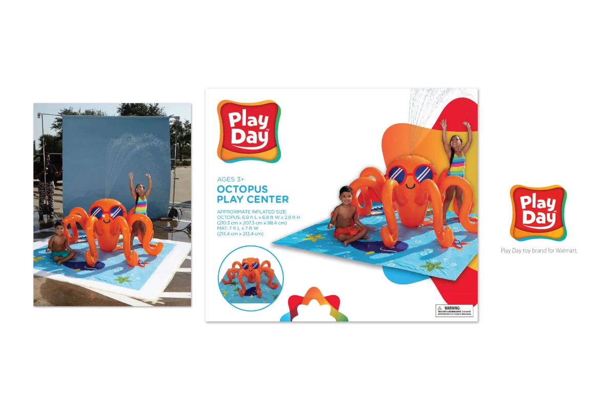 Play Day Octopus Water Play Set