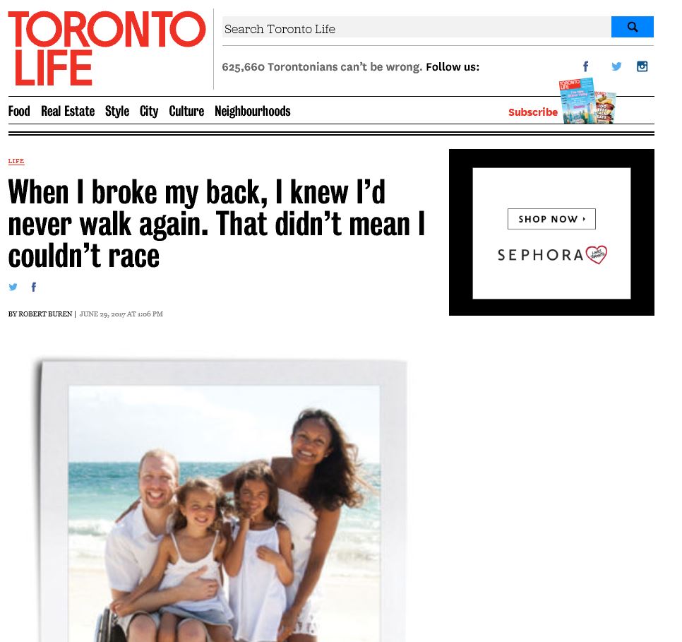 Toronto Life Article