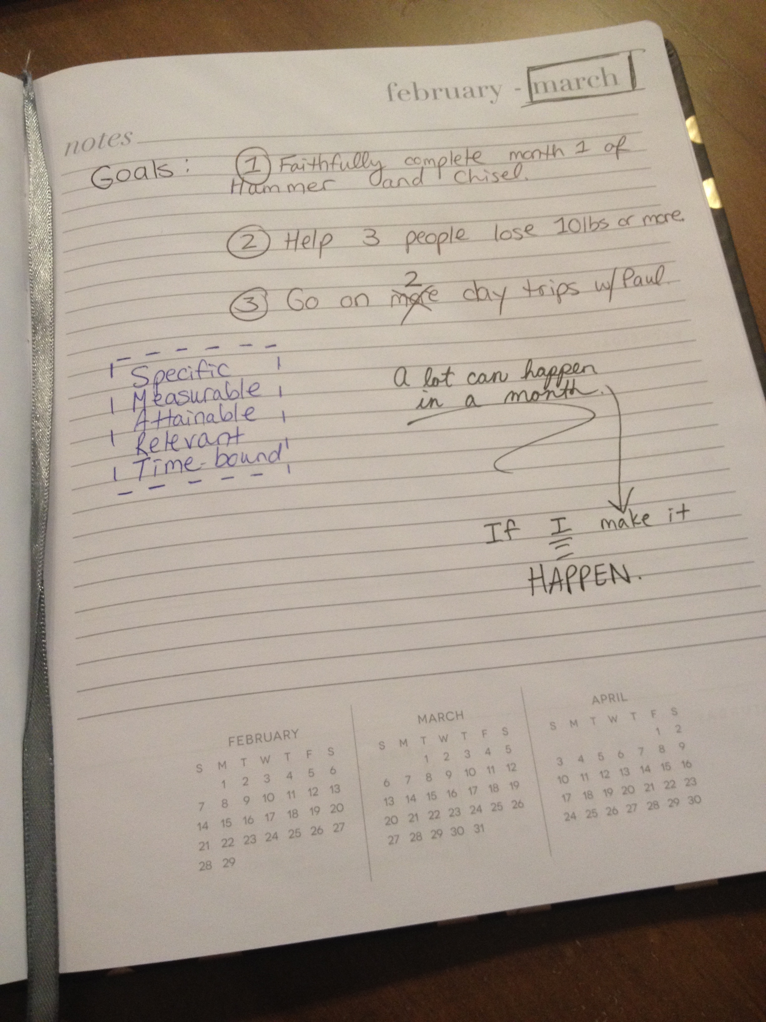 Putting my goals out in the www to hold myself accountable. Going to make shit happen this month!!