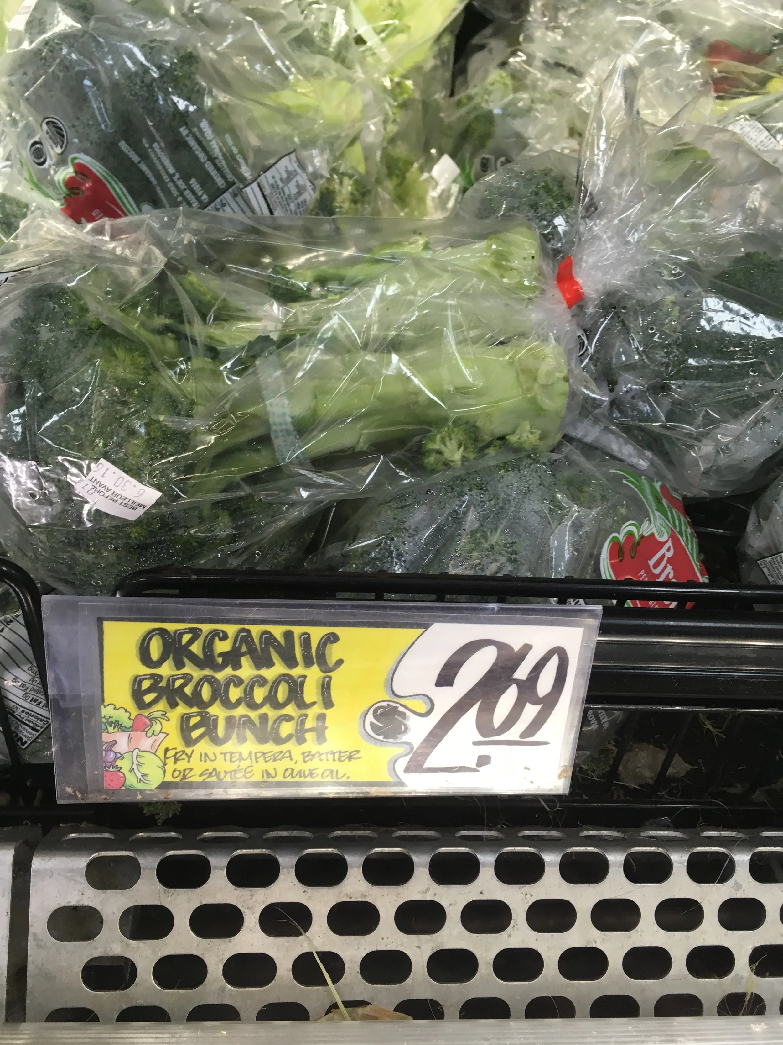 Ahh.. Ya gotta cut those stalks off AND make sure you eat before it goes bad...