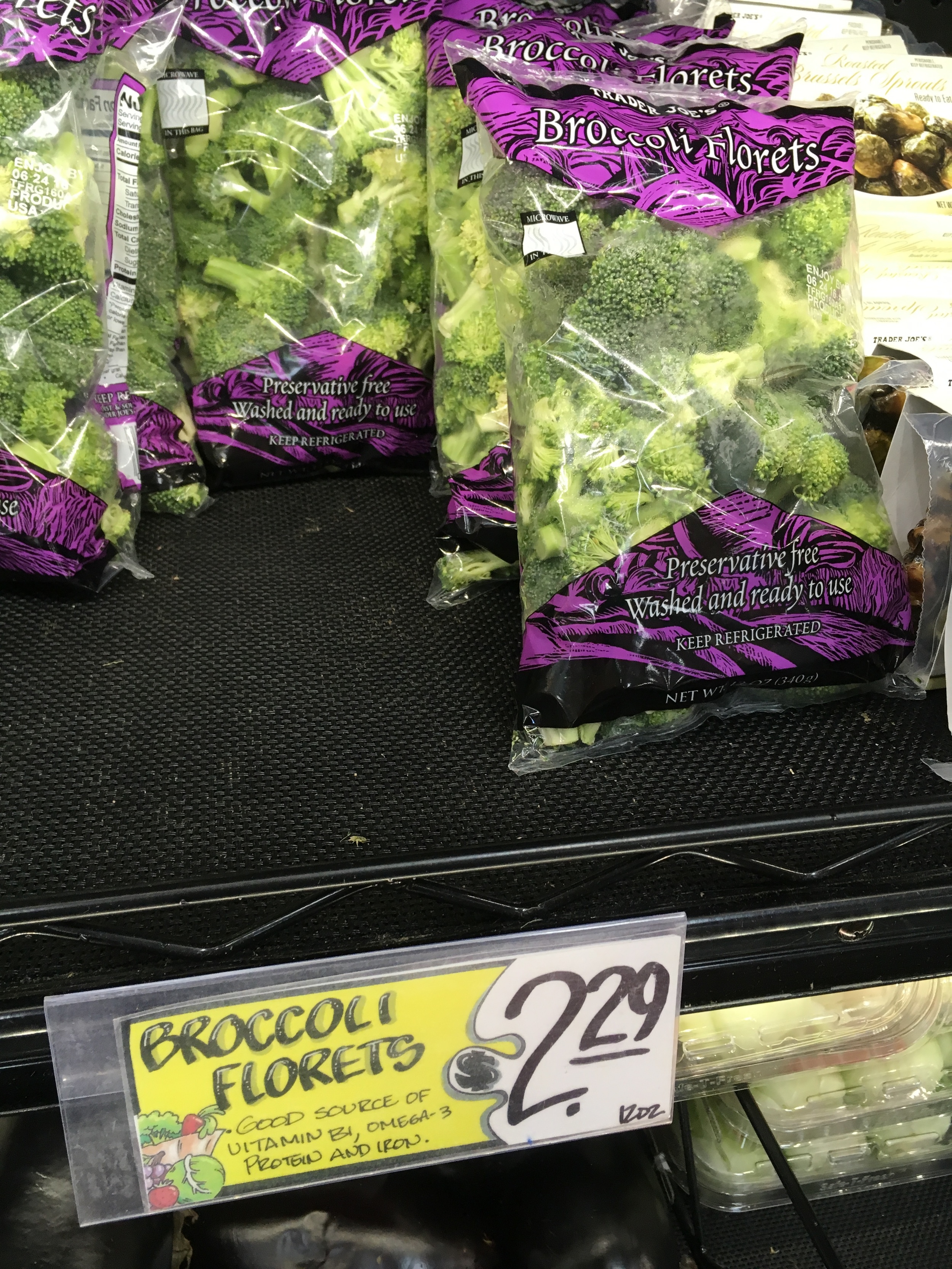 $2.29 for 12 ounces. Buy this if you are going to eat raw!