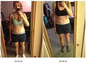 Me when I first made coaching my job. It was the first time I actually completed a 21 Day Fix without quitting. 