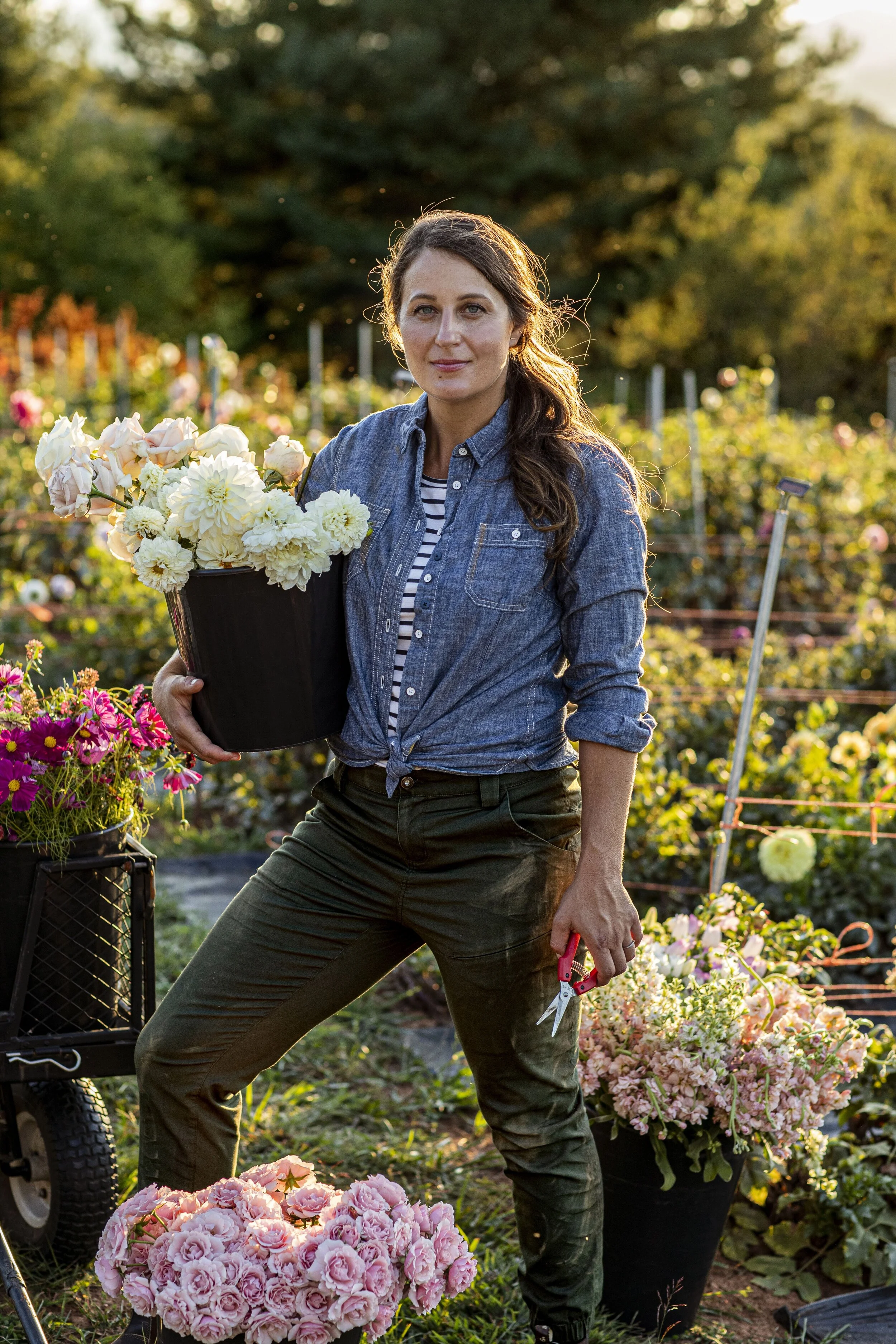 Duluth Trading Co at Flourish Flower Farm