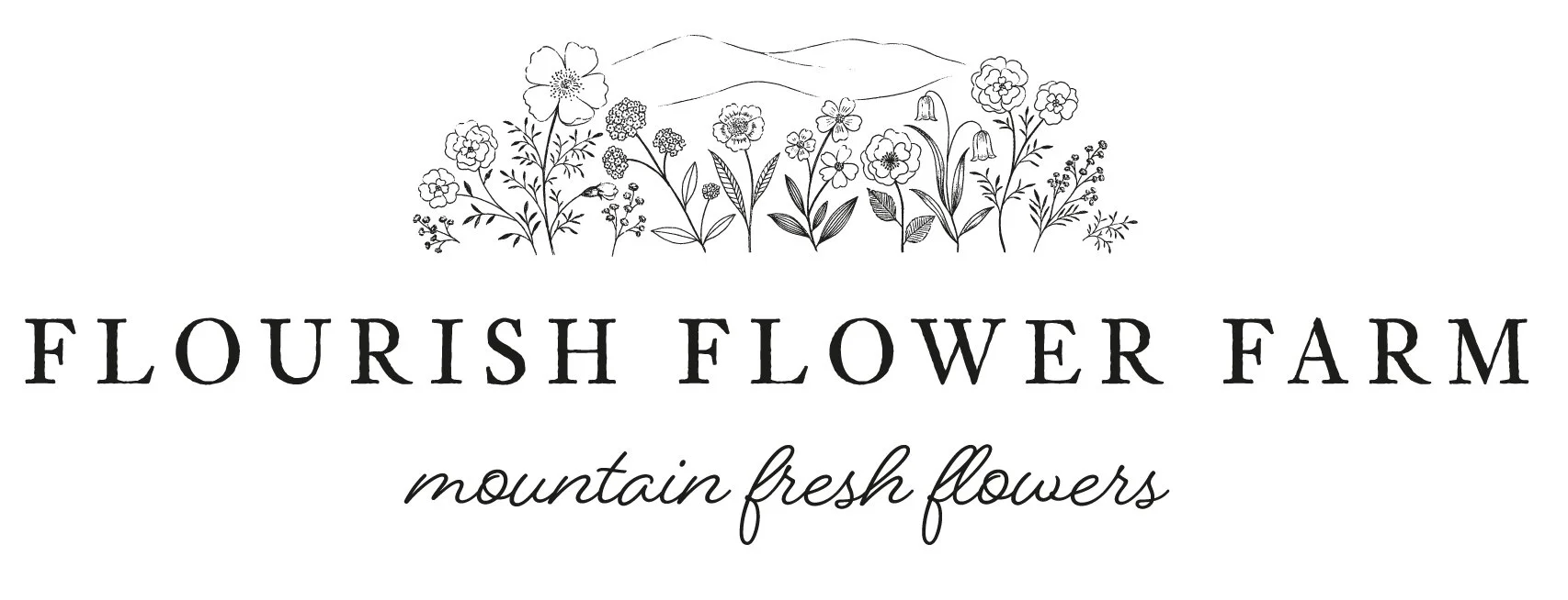 2023 Dahlia Floral Art WALL Calendar — Flourish Flower Farm