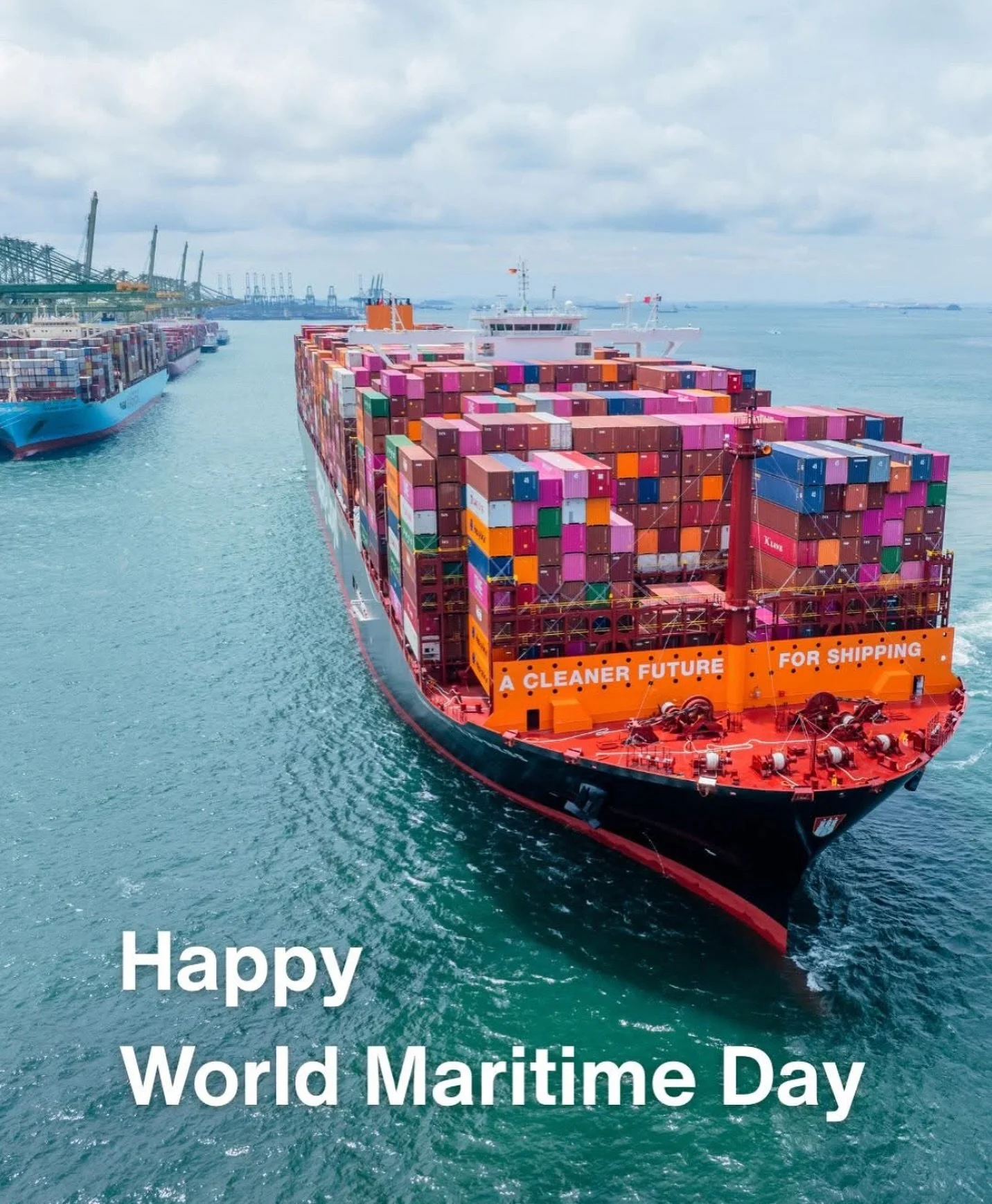 Behind every voyage lies a story &mdash; of connection, commerce, and care for our oceans. 🌊
Grateful to see our work featured in @HapagLloyd&rsquo;s World Maritime Day post.
#HapagLloyd #WorldMaritimeDay #FlyhtStudio #SpecialDay