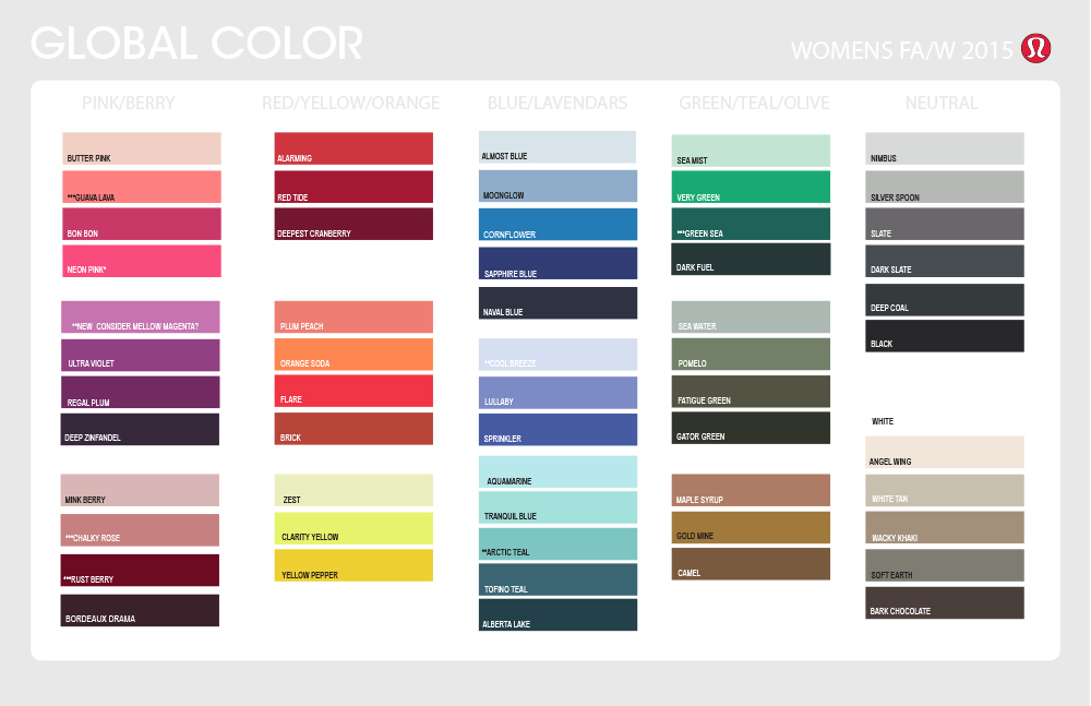 Lululemon Blue Color Names For Women  International Society of Precision  Agriculture