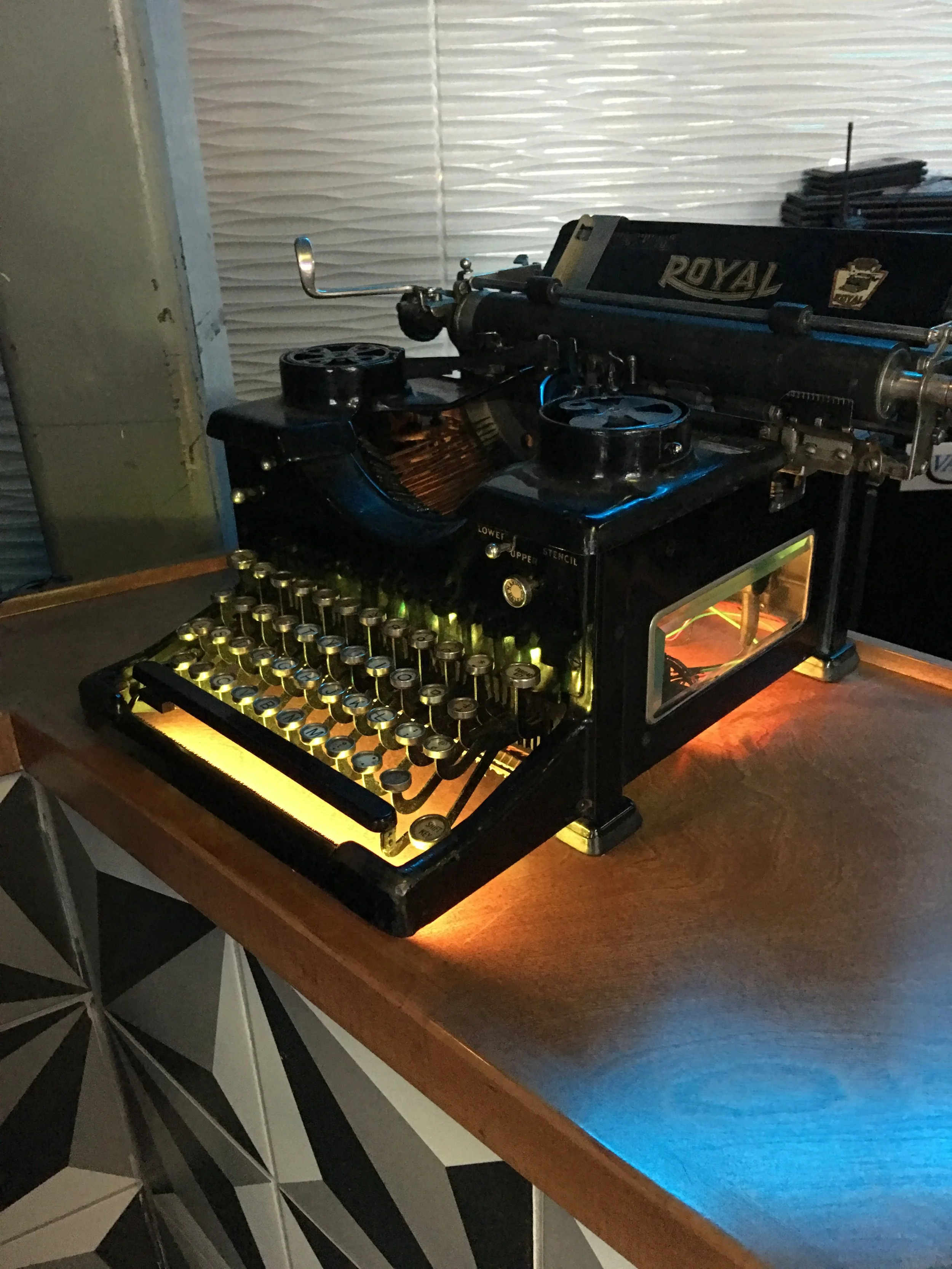 Meme Machine installed at Inspire Theater