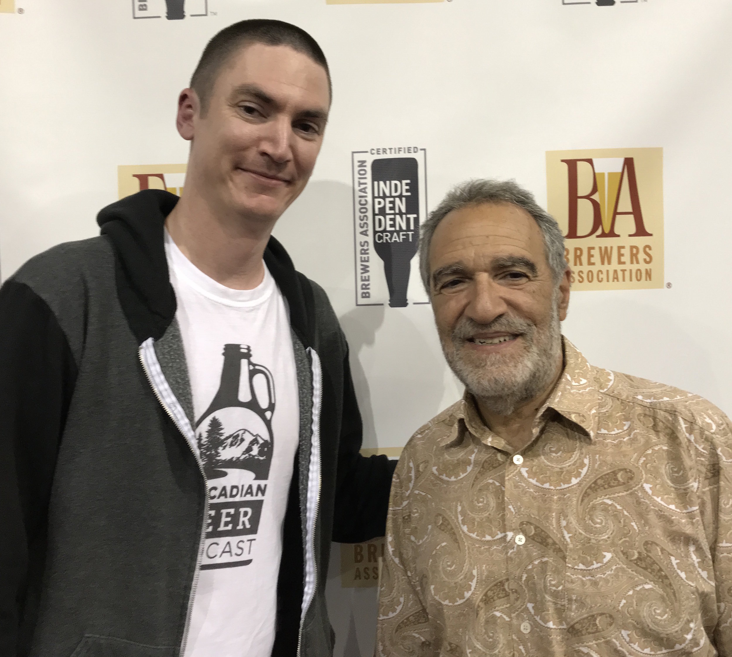 Me with Charlie Papazian
