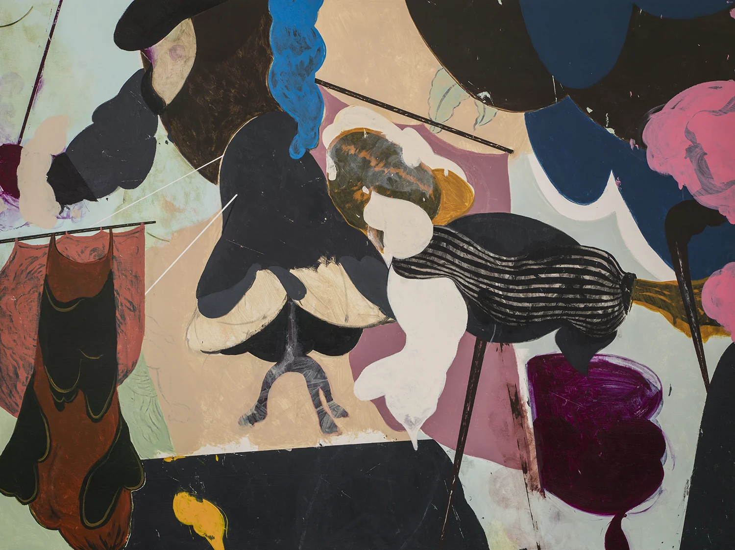 The Chorus! The Chorus! Acrylic on Wood (48” x 36”)