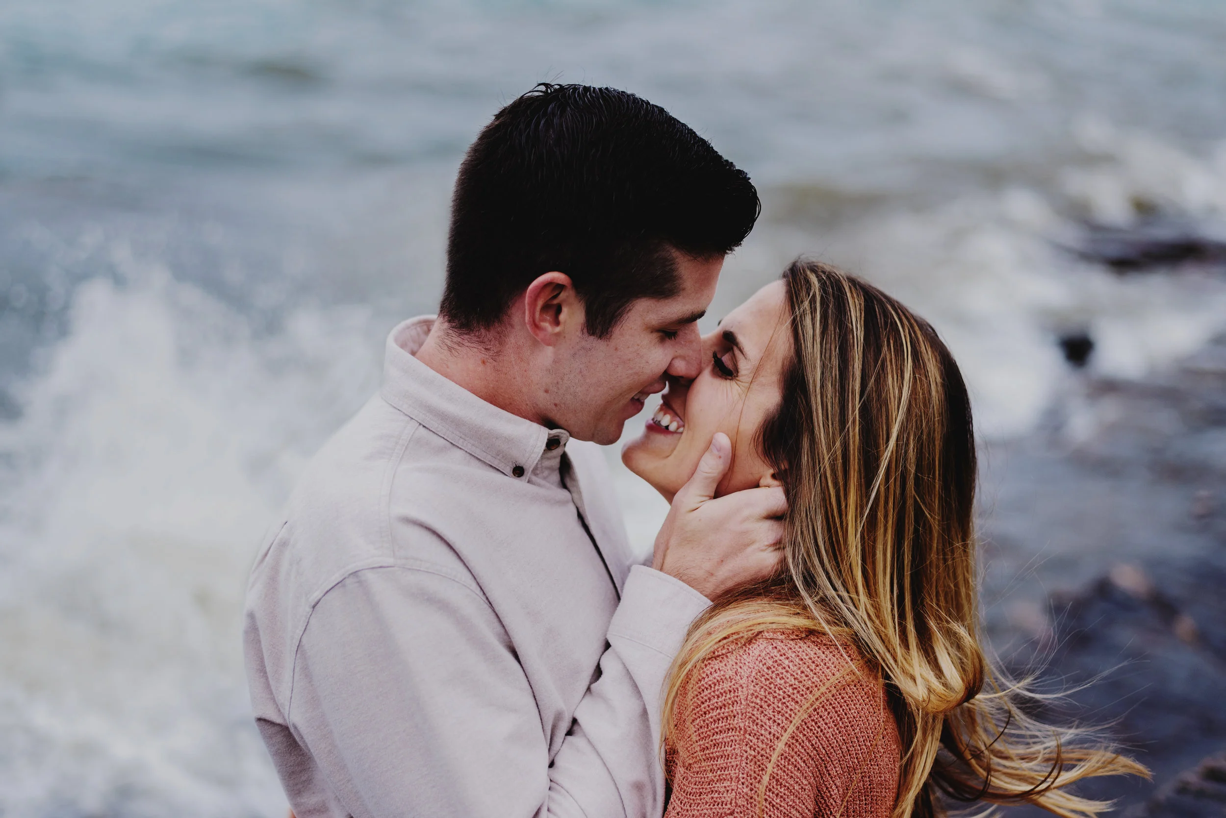 Stephanie and Tim Promontory Point Chicago Engagement Session