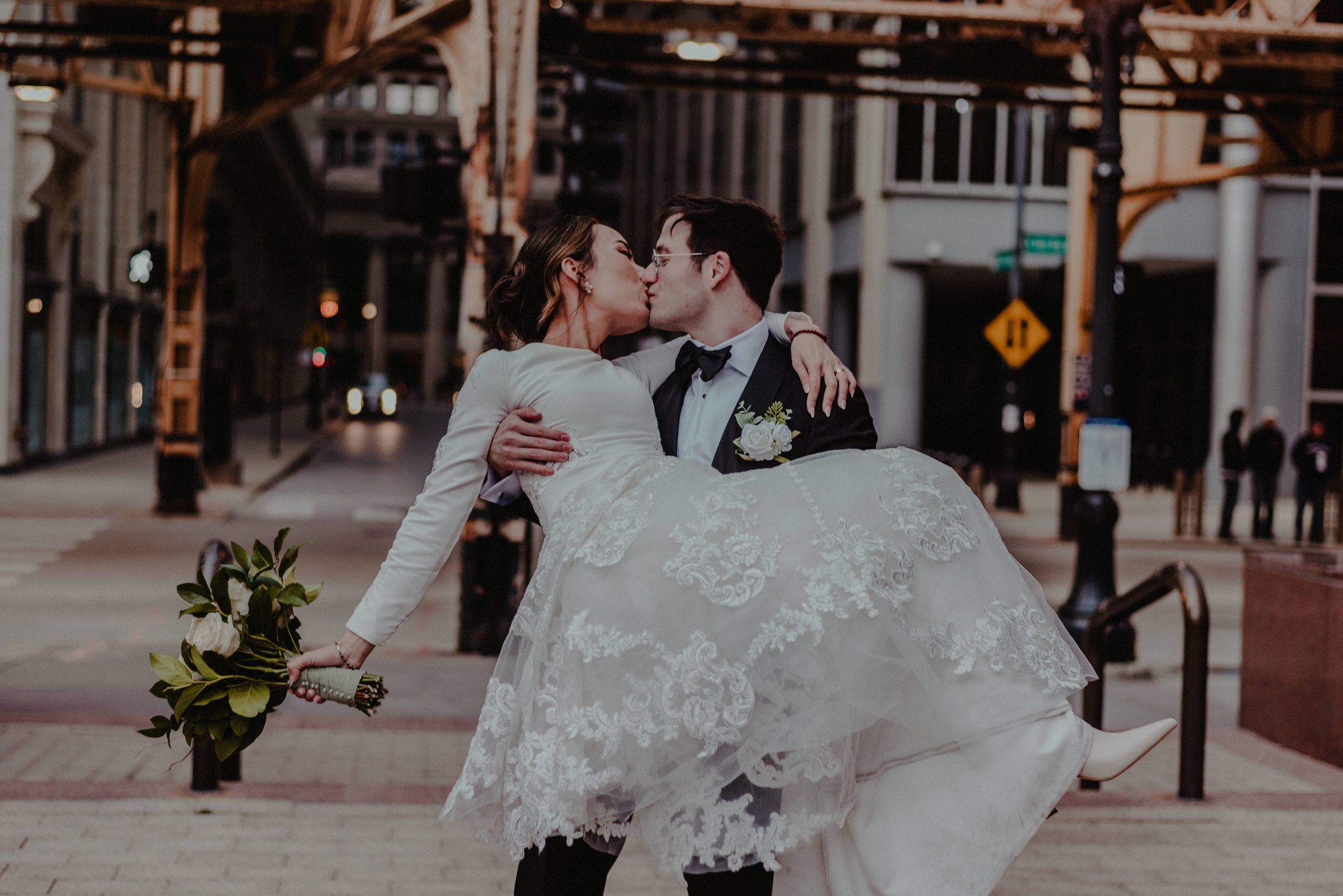 Jackie and Nick Chicago Wedding Taureaux Tavern Sneak Peaks