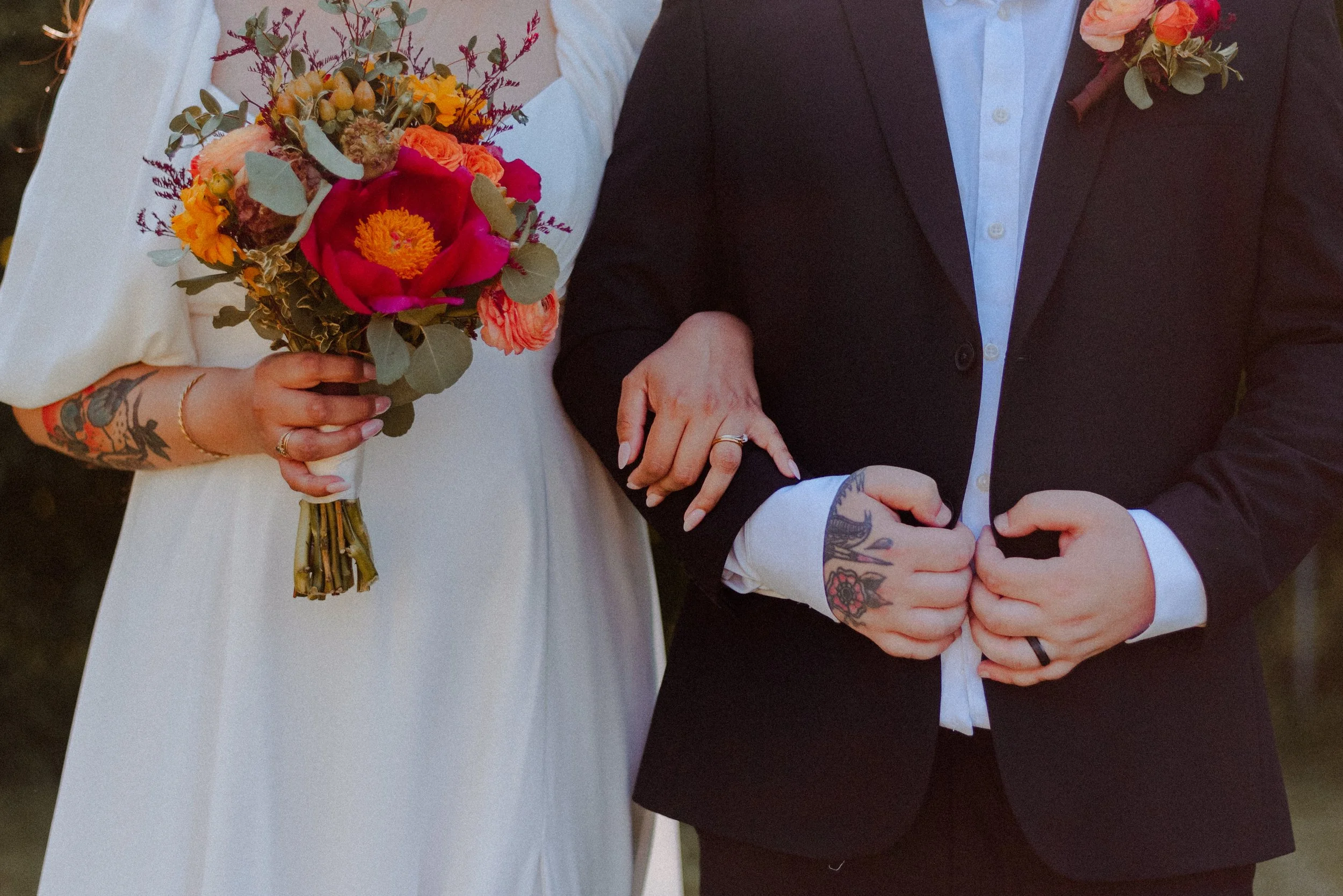 Monica and Eugene Steger Illinois Backyard Intimate Summer Wedding // Western Suburbs of Chicago Wedding Photographer