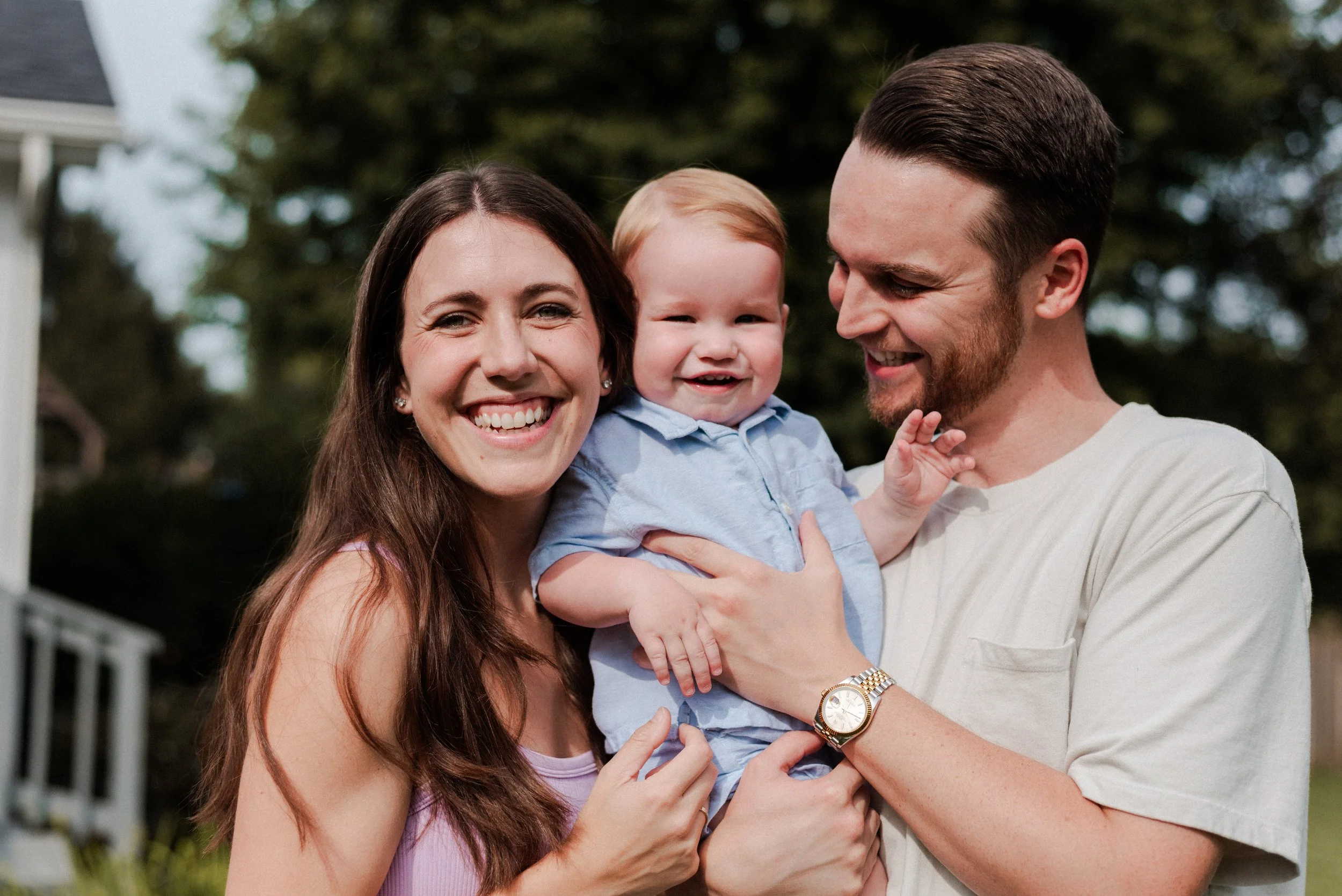 Charlie First Birthday Portraits Naperville Illinois // Western Suburbs of Chicago Family Photographer