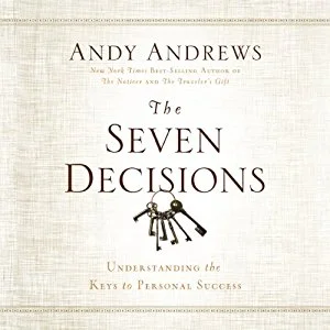 the seven decisions - andy andrews If the 4:8 principle is the first book I recommend that changed my life, Andy Andrews, the seven decisions is the second (and only because I read it second). this book contains seven principles that if you follow them, they will literally change your life. you can go through one principle at a time, going through the exercises right then or read straight through and go back and spend time going through the exercises. i go back to this book again and again! if you've never heard of Andy andrews, let me just say, he is my favorite author of all time! He has an amazing way of brining concepts that you may have heard before in a new light, helping you finally be able to take the steps to apply these life-transforming principles.