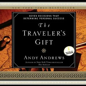 the traveler's gift - andy andrews So, you think you're not much of a reader. Or maybe you like fiction. Well, this book is the best of both non-fiction and fiction worlds rolled into one! the travel's gift is the story of a man who encounters the seven decisions for success through amazing divine journey that will leave you inspired and encouraged. This book is the fiction companion to the seven decisions for success I mentioned above. You don't have to read both, but they really are a wonderful compliment to each other. I can't recommend this book enough!