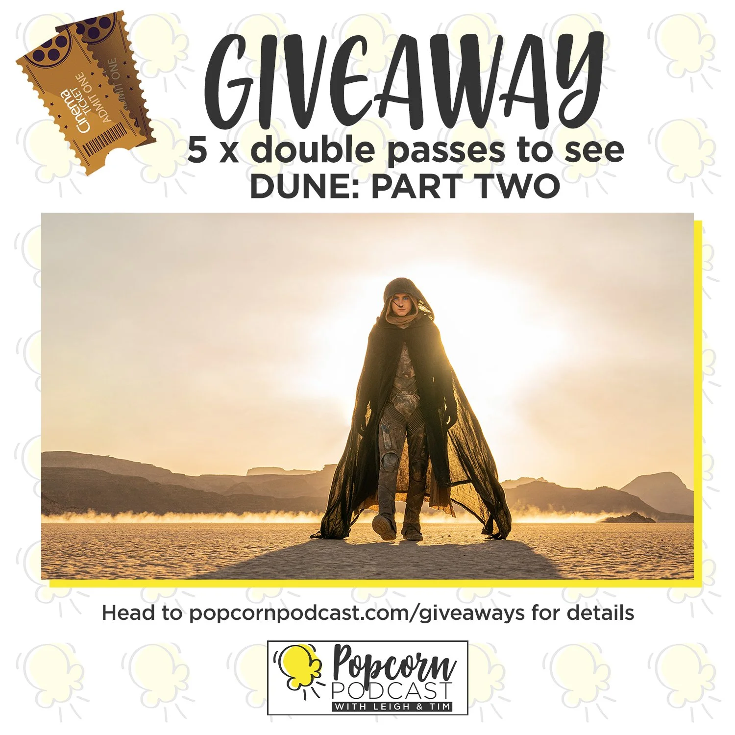 Win Dune: Part Two movie tickets