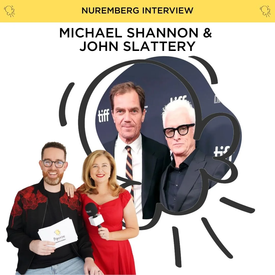 Michael Shannon and John Slattery interview (Nuremberg)