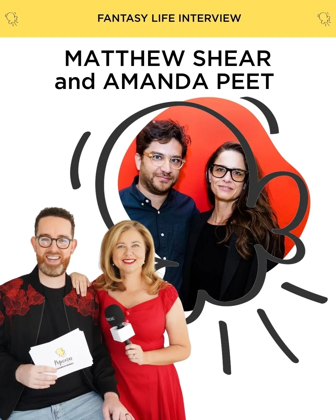 Amanda Peet, Matthew Shear interview (Fantasy Life)