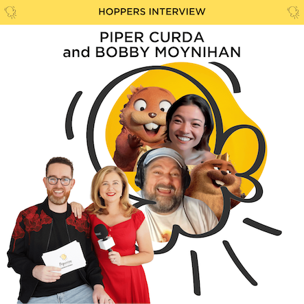 Piper Curda and Bobby Moynihan interview (Hoppers)