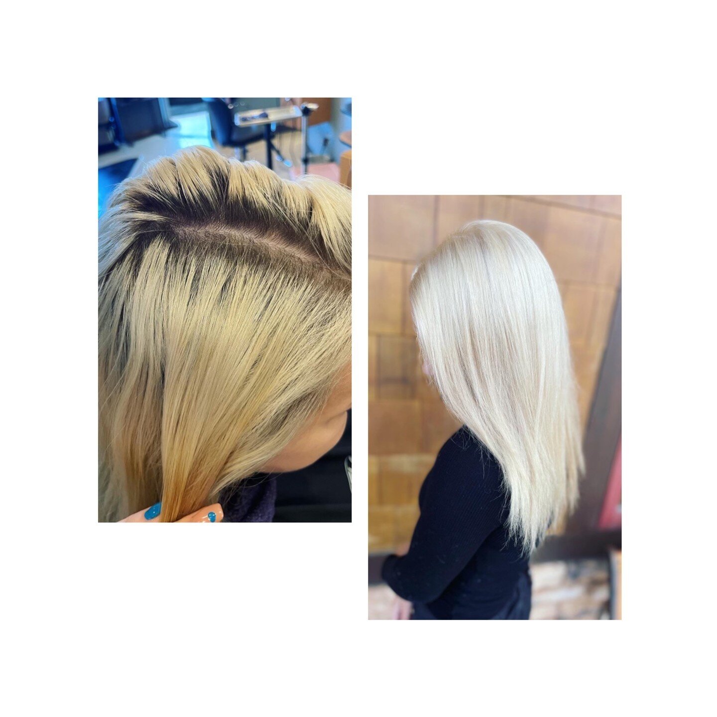 🤍𝗕𝗹𝗼𝗻𝗱𝗲 𝗴𝗼𝗮𝗹𝘀 𝗿𝗶𝗴𝗵𝘁 𝗵𝗲𝗿𝗲🤍

#wojo_creations #evegreencolorado #evergreensalons #beautifulhair #chromesalonevergreen #evergreenhairstylist #maintenancerequired #noiinteam #haircollaboration #rawandunfiltered #paulmitchellsalon #co