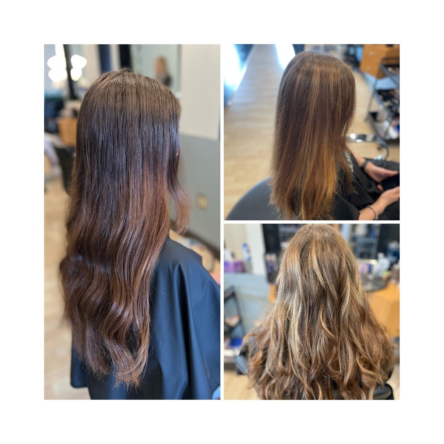 🍯 𝘚𝘩𝘦 𝘸𝘢𝘯𝘵𝘦𝘥 𝘩𝘰𝘯𝘦𝘺 - 𝘴𝘶𝘤𝘤𝘦𝘴𝘴!! 🍯

Always having straight hair photo of balayage helps clients see what it looks like when not styled. 

#hairbynicholecurtis styled by #wojo_creations #evegreencolorado #evergreensalons #beautifu