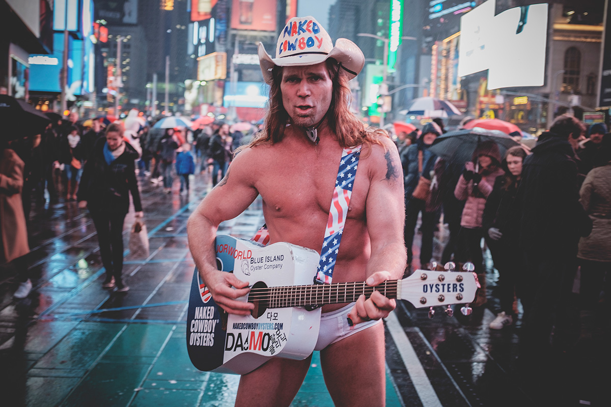 The Legend, The Naked Cowboy!