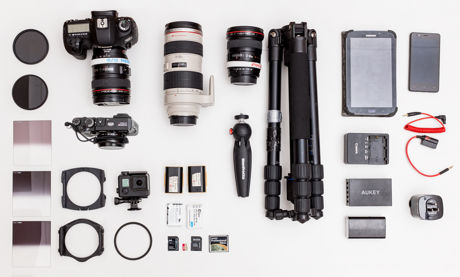 Add the Backpack, Headphones and the Electrical/USB cables to the list.