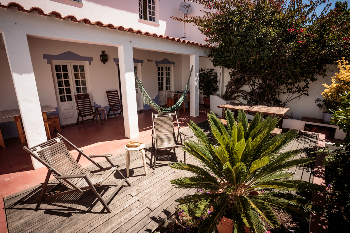 Hostel Milfontes Backyard