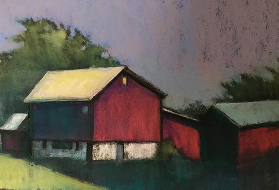 Behind the Barn_pastel.jpg