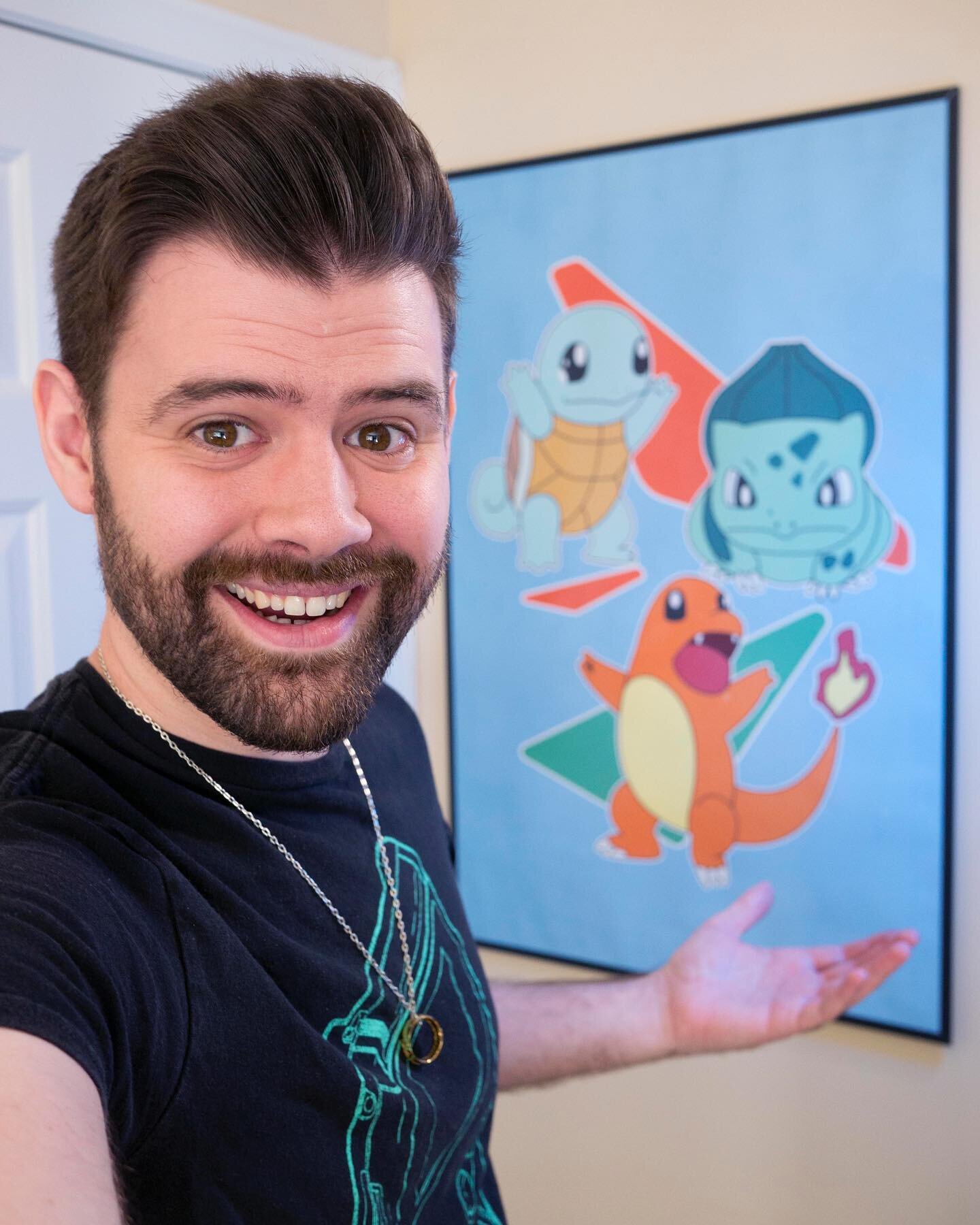 Who's your favorite starter? 🔥🍃💧 
In celebration of Pokemon's 25 anniversary I'll be starting my Pokemon Blue playthrough on twitch this Saturday!! So tune in at 2:22 PM PST on February 27th (link in bio) as we leave Pallet Town and embark on the 
