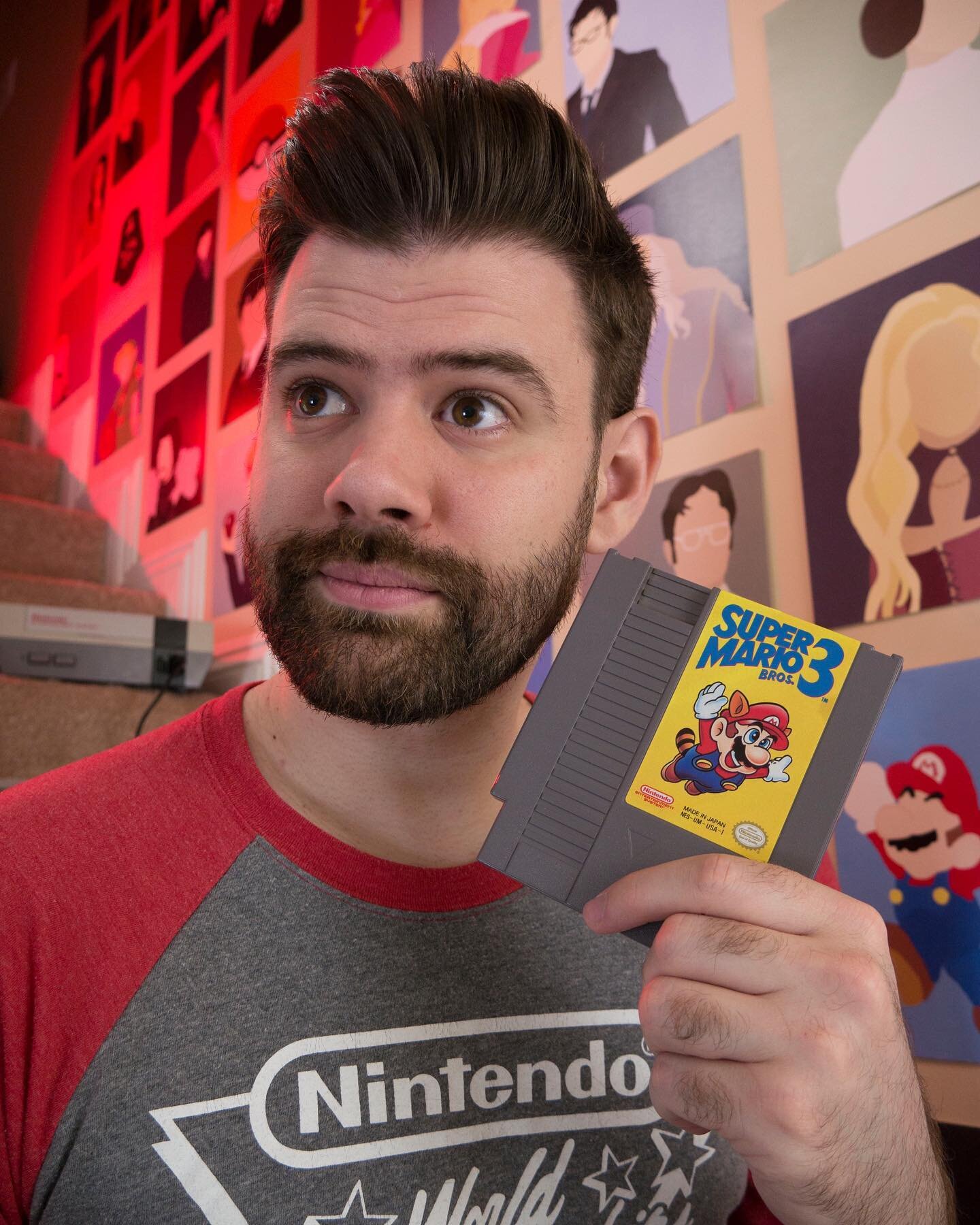 HAPPY MARIO DAY!! Super Mario Bros 3 is where it all began for me; the cartridge that introduced me to the wonderful world of video games. This little plumber forever changed the world, and that's worth celebrating! What was your first video game?
#M