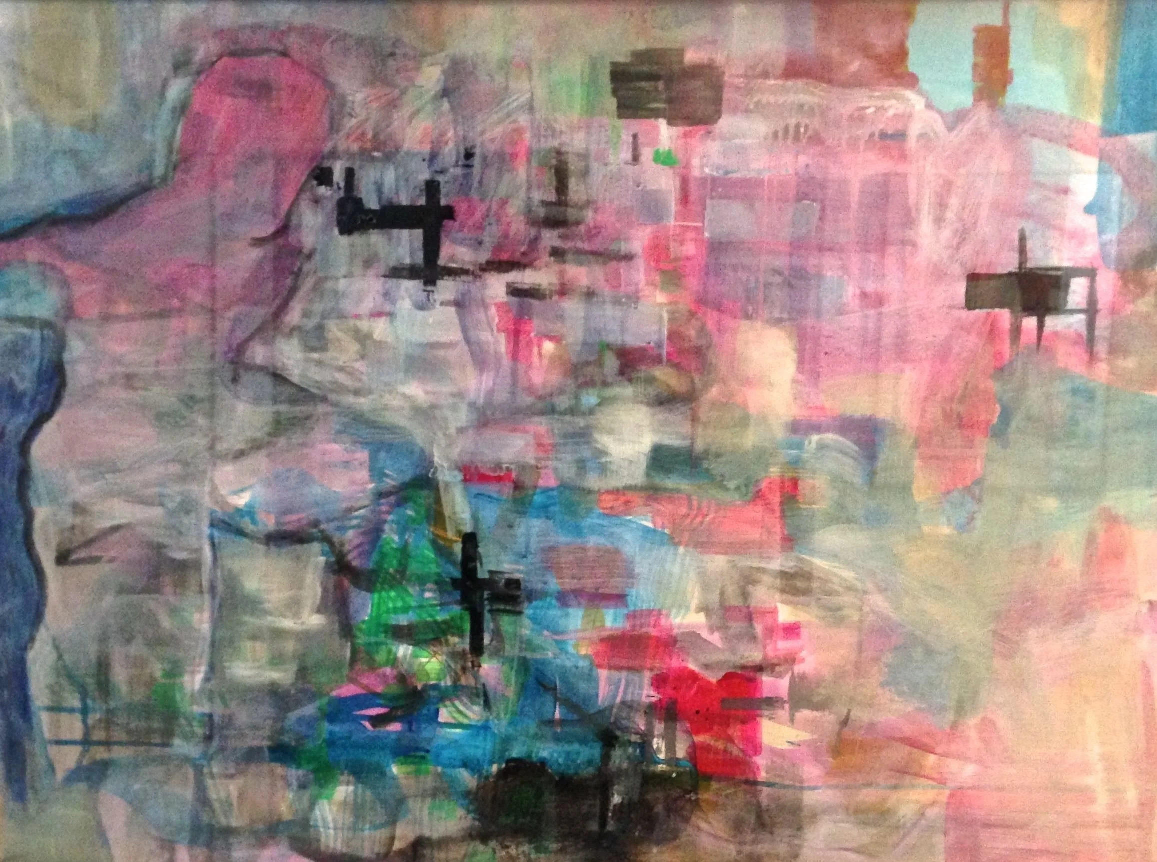Riding the color field