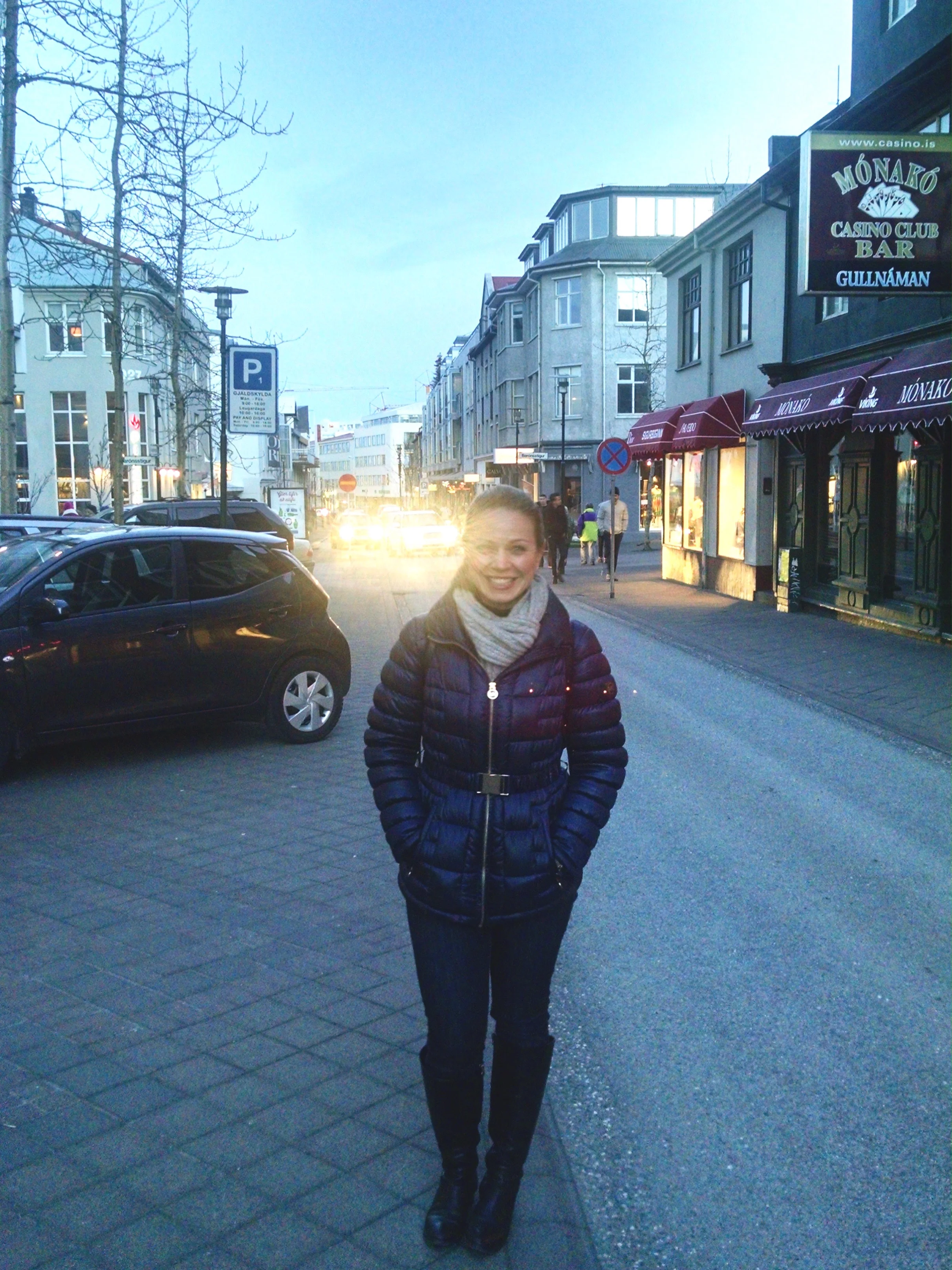 Cold and dark in Reykjavik