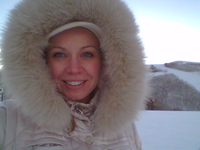 A ski bunny in Park City, Utah!