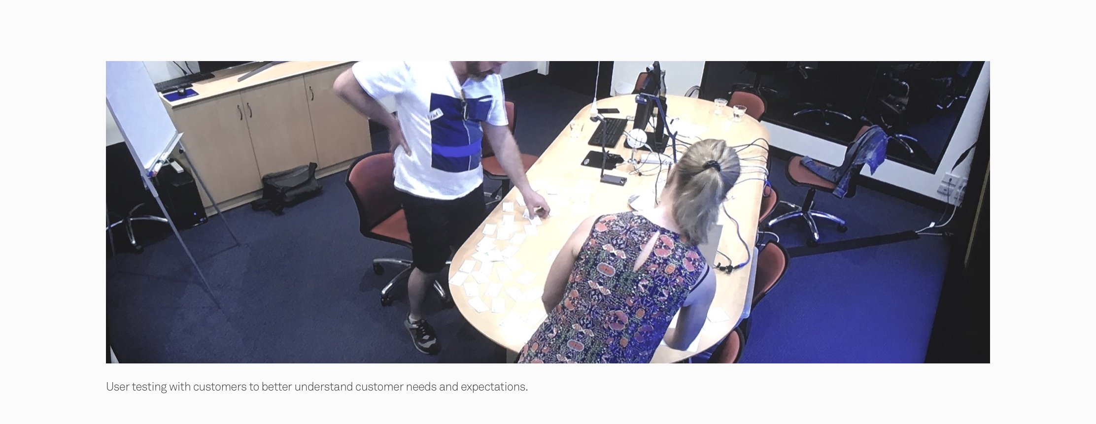 Our process and my role