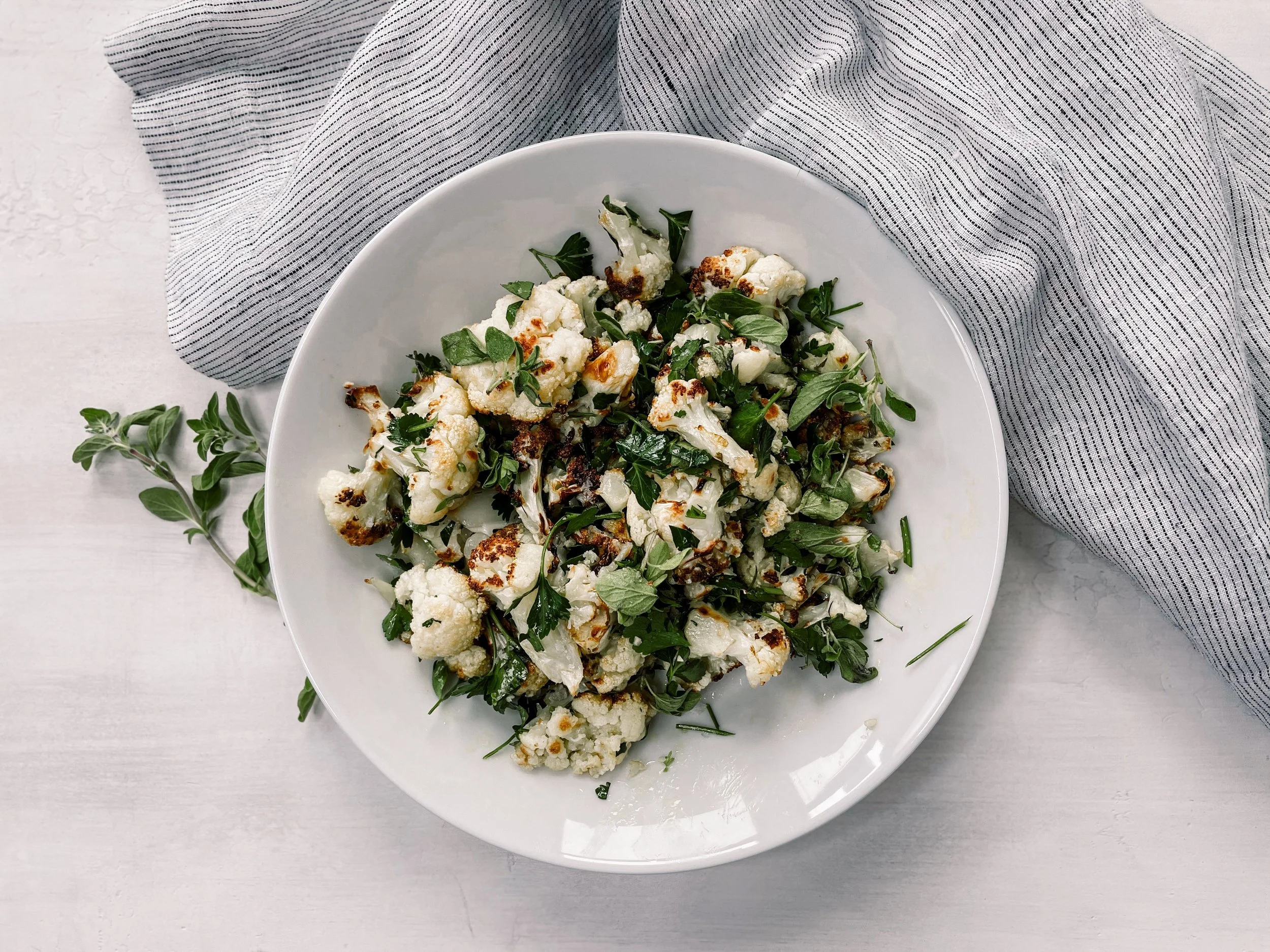 Roasted Italian Cauliflower