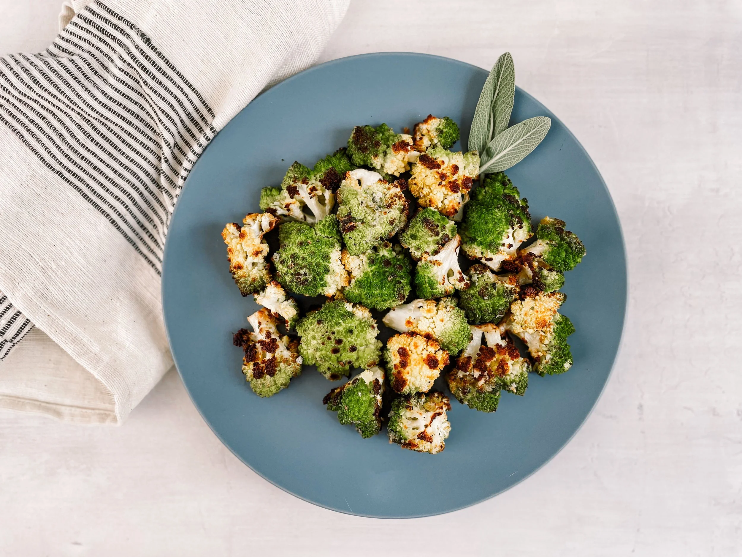 Roasted Romanesco With Sage