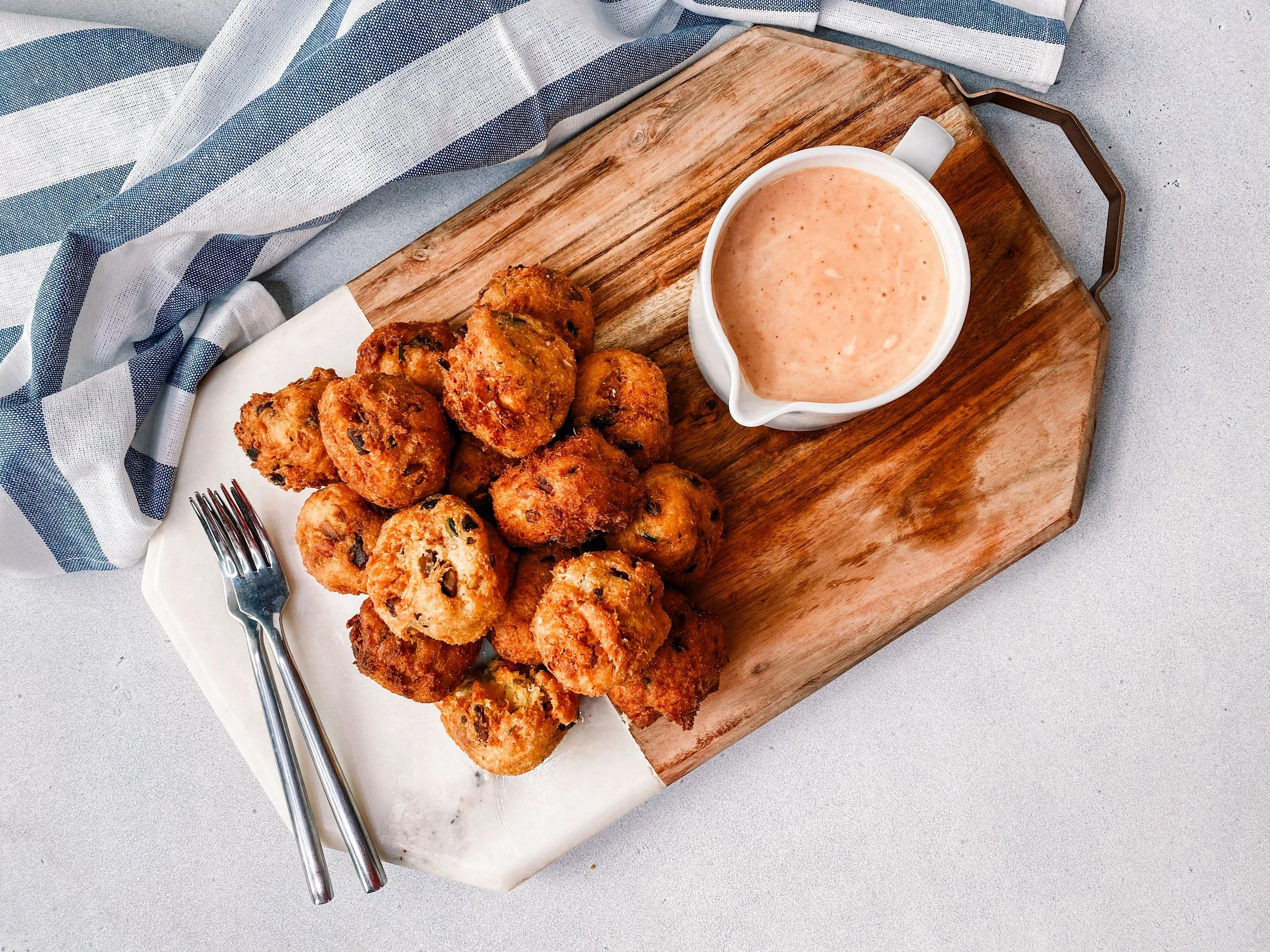 Celery Root Hush Puppies