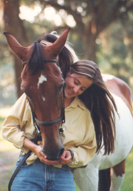 Dr. Clabaugh's first horse at 37 years old.