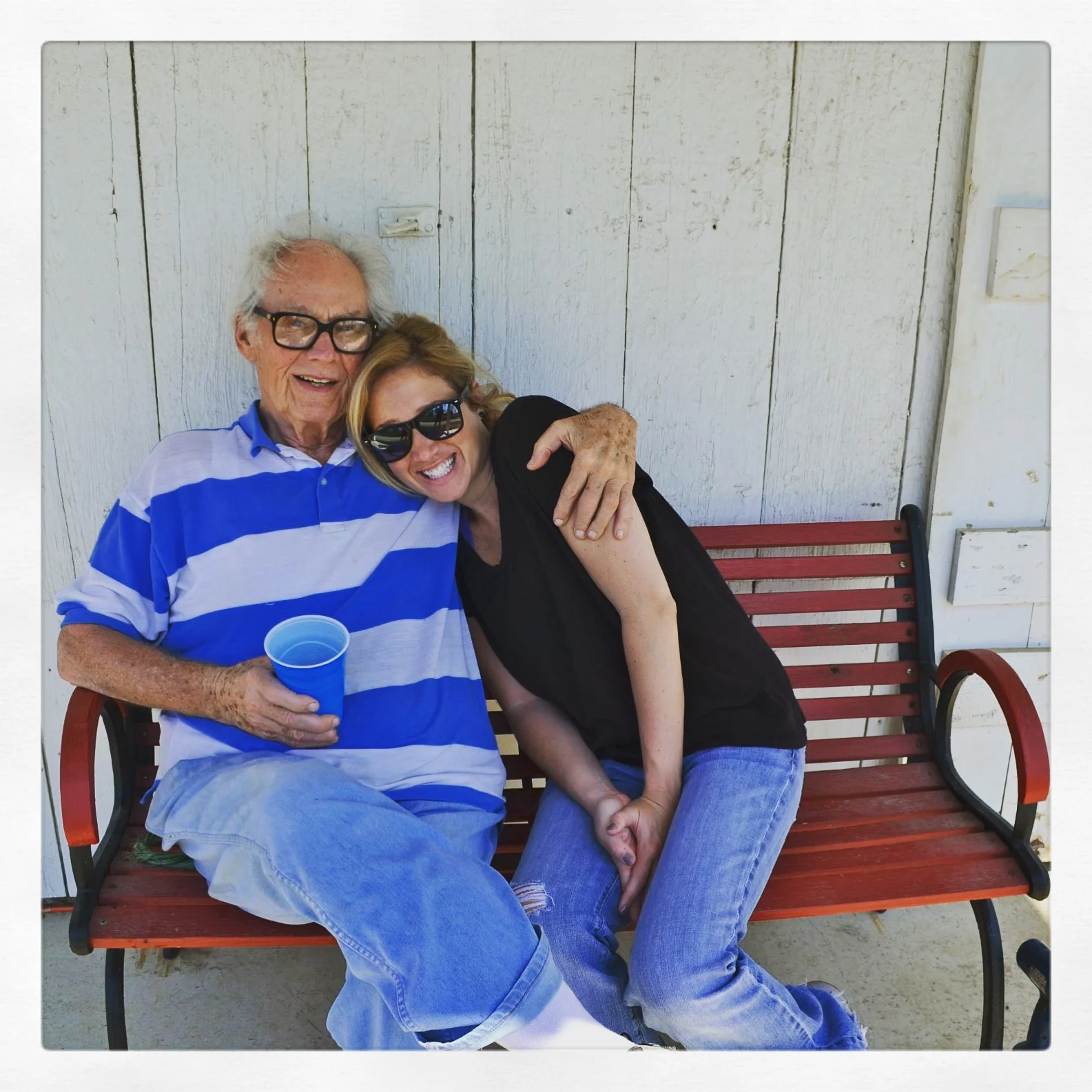  Snuggling with my Papaw Coy